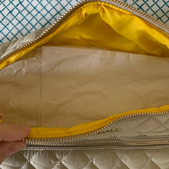 MZ WALLACE Crosby crossbody sling bag in quilted nylon and leather NEW RARE - Picture 11 of 15